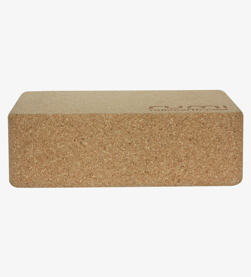 Cork Yoga Block, Large Touch The Toes