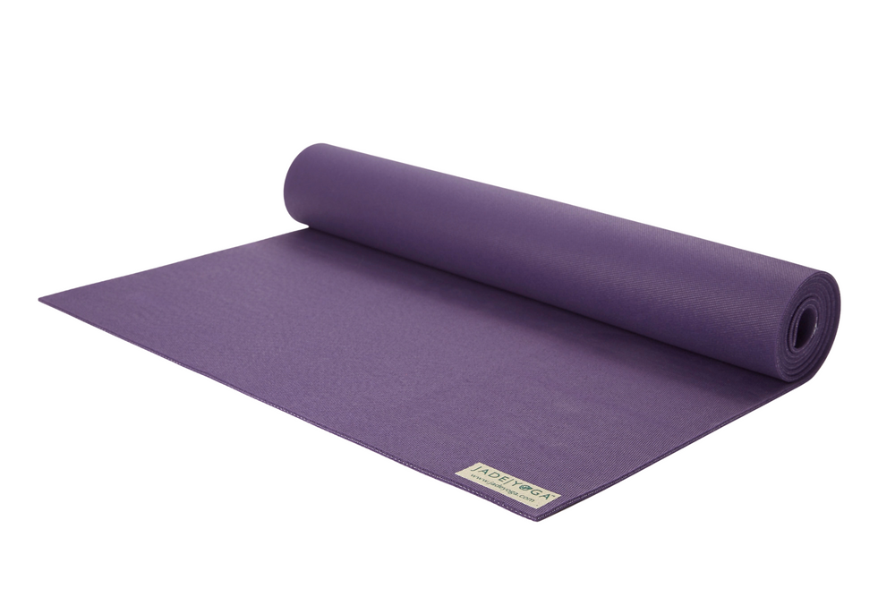 Jade Harmony 68 Yoga mat Purple. Natural rubber: grippy & sustainable.